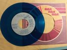 Elvis Presley Little Sister Paralyzed Blue Vinyl 45 rpm Record Promo RCA Mint