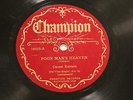 COUNTRY CARSON ROBISON Poor Man's Heaven CHAMPION 16023 TOPICAL E-V++