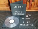 LORDE PURE HEROINE NEWBURY COMICS LTD EDITION NEAR MINT CLEAR VINYL RECORD.