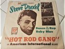 RARE 1958 ROCKABILLY 45 PICTURE SLEEVE STEVE DREXEL GENE VINCENT HOT ROD GANG