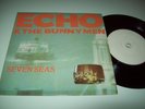 ECHO BUNNYMEN Seven seas UK PS White TEST PRESSING Indie goth new wave Korova