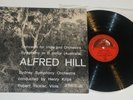 Alfred Hill - Henry Krips - Sydney Symphony 1960 Australian Mono HMV - OALP 7524