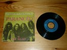 BLACK SABBATH PARANOID 7 INCH SINGLE VINYL RECORD PICTURE SLEEVE VERTIGO 1970