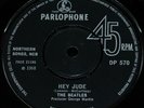 BEATLES 1968 UK Parlophone EXPORT 45 - Hey Jude / Revolution - DP 570
