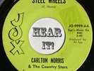 Superb TX Loner Rockabilly Country Train 45 CARLTON NORRIS Steel Wheels JOX rare