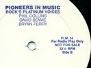 DAVID BOWIE / BRIAN FERRY / PHIL COLLINS - PIONEERS IN MUSIC 2 LP RADIO SHOW '86