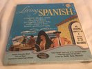 Living Spanish Complete Speaking Language Course 4 LP Vinyl Record Box Set Vtg