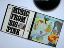 VINTAGE VINYL BOB DYLAN ART COVER THE BAND MUSIC FROM THE BIG PINK LP LA PRESS