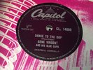 GENE VINCENT & His Blue Caps : DANCE TO THE BOP  /  I GOT IT.  UK.78.rpm (1957)