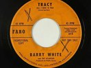 Northern Soul 45 - Barry White/Atlantics - Tracy - Faro - mp3 - rare
