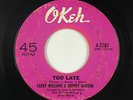Northern Soul 45 - Larry Williams & Johnny Watson - Too Late - Okeh - mp3