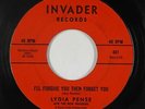 Northern Soul 45 - Lydia Pense - I'll Forgive You Then Forget You - Invader mp3