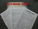 New Model Army - Raw Melody Men  Rare 2 x 12