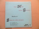 Haskil Grumiaux BEETHOVEN Sonatas For Violin and Piano PHILIPS LP A00400 L NM