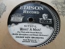 Edison Disc Jazz Golden Gate Orch.CA Ramblers What A Man, Shake 51737 1926 78 E