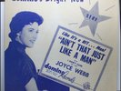 JOYCE WEBB Teen Pop 45rpm w/Insert Ain't That Just Like A Man/I Don't Care HEAR
