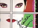 The Motels LP All For One signed by Martha Davis and 5 band members twice  1982