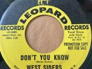 Rare Doo-Wop Promo 45/ West Siders 