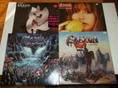 Saxon - 4 record lot. Rock the Nation, Crusader, Destiny & Innocence no excuse
