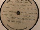 Bee Gees Acetate Record Distant Relationship Mono 1970 somplete with backing