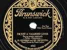 Brunswick #4362: Al Goodman Or.-I'm Just A Vagabond Lover & I'm Still Caring E-