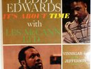TEDDY EDWARDS WITH LES McCANN LTD-IT'S ABOUT TIME-DG PACIFIC JAZZ MONO LP