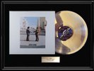 PINK FLOYD WISH YOU WERE HERE WHITE GOLD PLATINUM TONE RECORD LP NON RIAA
