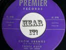 Rock n Roll Vocal Group /Christmas 45 THREE DOTS White Silver Sands PREMIERS mp3