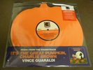 VINCE GUARALDI IT'S THE GREAT PUMPKIN CHARLIE BROWN PUMPKIN SHAPE VINYL LP NEW