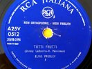 ELVIS PRESLEY (78 RPM - ITALY) A25V 0512  
