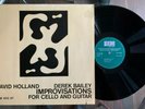 David Holland - Derek Bailey Improvisations for cello & guitar ECM