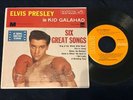 ELVIS PRESLEY 45 EP Kid Galahad RCA Victor EPA-4371 1969 Orange label  RARE