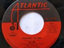 USA  NM- AC/DC Highway to hell / Night prowler 1979  HARD ROCK ATLANTIC 45