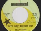 DOLLY PARTON {60s Pop Soul} HAPPY, HAPPY BIRTHDAY BABY / OLD ENOUGH ?mp3   PROMO