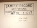 Pink Floyd - Dark Side Of Moon — RARE MFSL Original Master Test Pressing