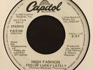 HIGH FASHION - Feelin' Lucky Lately - NM 1982 Capitol Promo R&B Vinyl 45 7