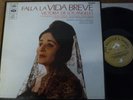 VICTORIA DE LOS ANGELES / FALLA la vida breve - GRANADOS  / HMV  SAN 157/8