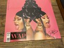 Megan Thee Stallion by Cardi B Signed Vinyl Record Wap Pink Limited Edition New