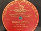 Opera-78 RPM-Enrico Caruso-G&T 52344-Rigoletto-Questa O Quella-EX-
