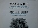 MOZART Piano Concertos n°21 & 22 Annie Fischer Sawallisch Columbia 33CX 1630 LP