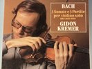GIDON KREMER : BACH 3 SONATE E 3 PARTITE PER VIOLINO SOLO 3LP BOX 1981 PHILIPS