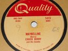 Quality 1413 Chuck Berry And His Combo Maybelline / Wee Wee Hours 78 RPM V+