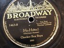 Pre War Dance Broadway 1463 Checker Box Boys 78 RPM Jazz Prewar Oriole Salon Orc
