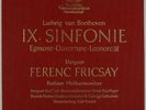 FERENC FRICSAY BEETHOVEN SYMPHONY NO9 DGG 1960 RED STEREO 2LP SLPM 138002/003 NM