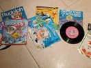 45 RPM 7” Vinyl Records LP Children's Christmas Lot: Disney, Cricket, Peter Pan