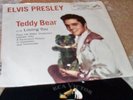 45 Teddy Bear ELVIS PRESLEY Loving You RCA NMint w PICTURE SLEEVE  ROCKr