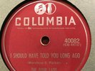The Four Lads-I Should Have Told You Long Ago/Istanbul-Columbia,40082 78rpm E