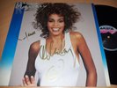 WHITNEY HOUSTON autograph lp vinyle first press whitney signed live concert rare