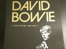 David Bowie **  FIVE YEARS 1969-1973 ** VINYL Box Set 10 LPs Book ZIGGY Oddity