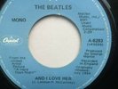 Beatles AND I LOVE HER 1981 Capitol Starline Rare MONO A prefix Blue Label NM